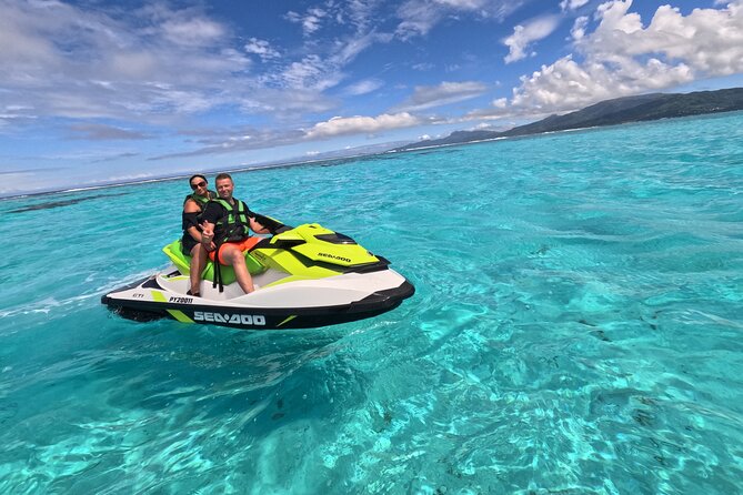 3H Adventure in JET SKI Snorkeling and Tahaa Lagoon - Meeting black-tip sharks in supervised water