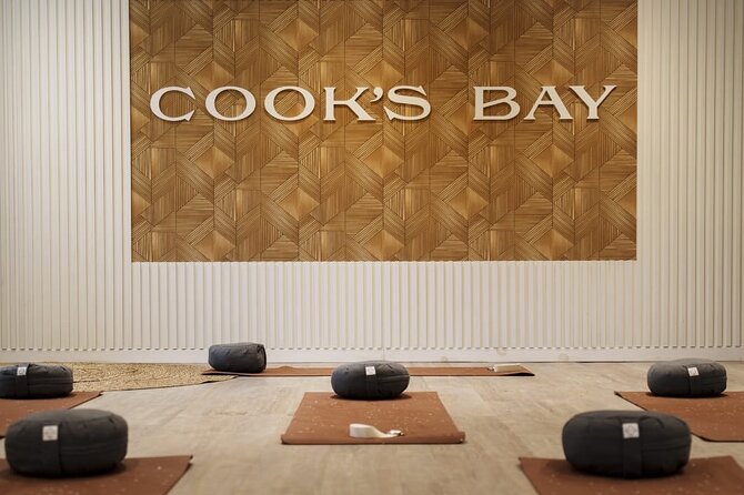 Air-conditioned studio yoga class at Cooks Bay Hotel and Suites - A quiet hour at Cooks Bay Hotel