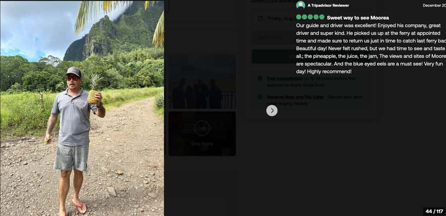 Albert Tours Excursion Safari - Moorea Safari tours&pick up - River crossings and freshwater eels