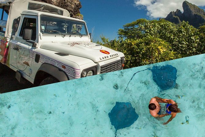 Bora Bora 4WD Tour & Eco Shark & Ray Snorkel Cruise - The 4WD circuit, from island roads to mountain views