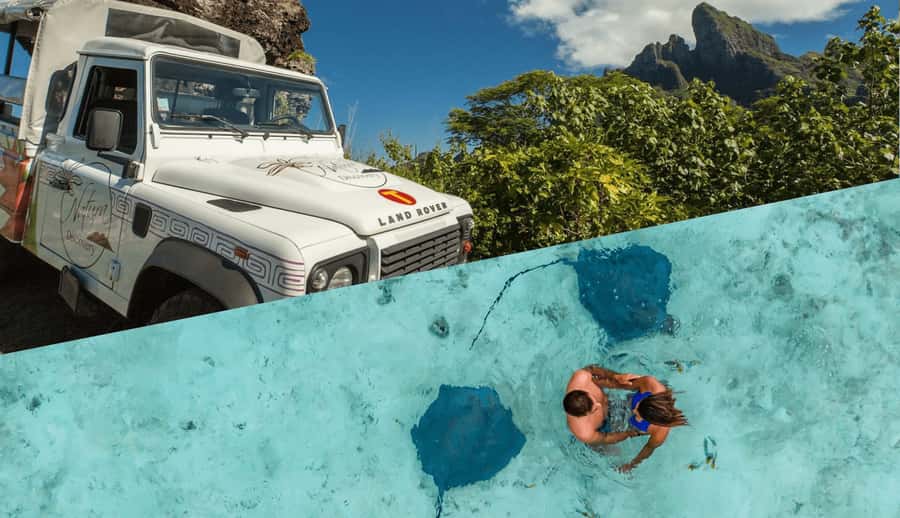 Bora Bora by Land and Sea: 4WD Safari and Snorkel - Starting with Bora Bora’s rough mountain roads