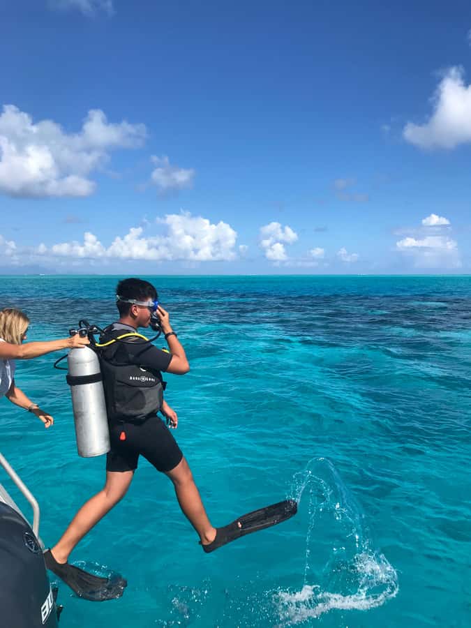 Bora Bora: Introductory Dive - What the coral garden session is really like