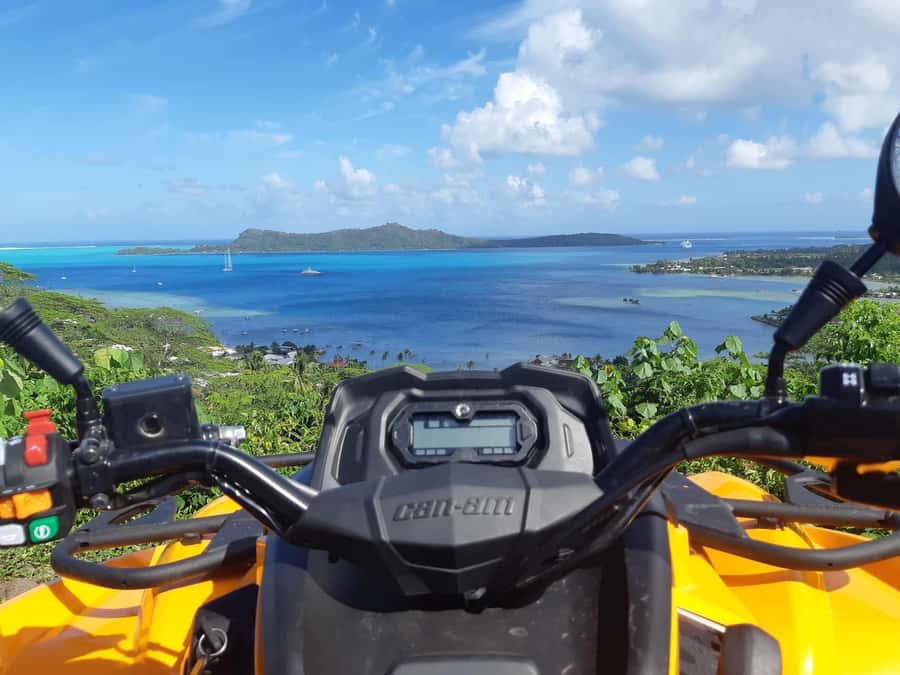 Bora Bora: Island Tour and Mountains Getaway by Quad Bike - Fruit, ipo, and a pause at a family property
