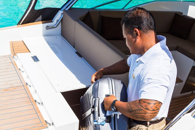 Bora Bora Private Arrival Airport to Hotels Boat Transfer - Meeting your captain at Motu Mute Airport