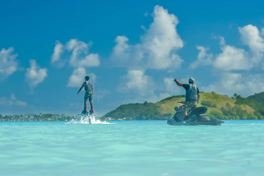 Bora Bora: Private Flyboard Tour - The 10-Minute Speedboat Ride