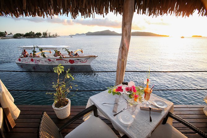 Bora Bora Sunset Cruise and Dinner at St James restaurant - The Outrigger Ride Around Bora Bora’s Lagoon