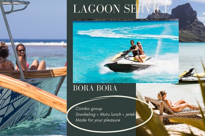 Combo snorkeling + motu lunch + jet ski group tour full day - Key points at a glance