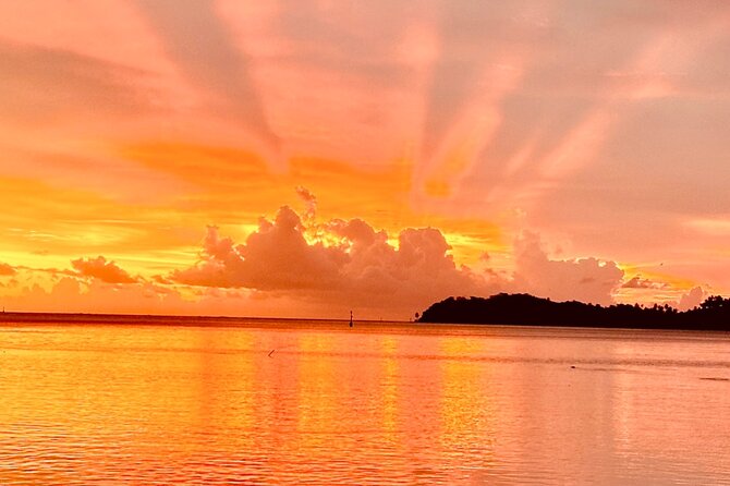 Crazy sea horse Private Sunset Tour in Bora Bora - Leaving Bora Bora Behind at 4:30 pm