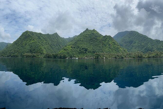 Excursion to discover the authentic Tahiti Peninsula 4:00 - Te Pari and Fenua Aihere by water