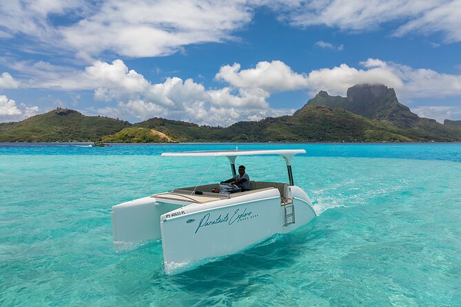 Full Day Solar Boat–Explores Bora Bora at the Rhythm of the Lagoon - What is included, and what you still need