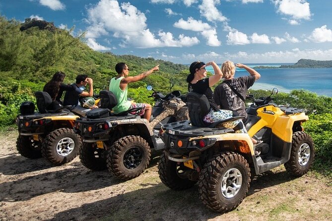 Guided Tour of Bora Bora by Quad - The return ride through Bora Bora’s blue lagoon views