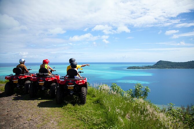 Guided Tour of Bora Bora by Quad - Anau viewpoint and Bora Bora’s eastern reef