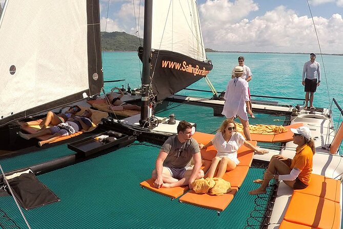 LUXURY Catamaran Bora Bora : Sailing, Snorkeling & Floating Bar - Snorkeling at the coral garden