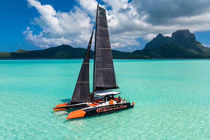 LUXURY PRIVATE Catamaran Bora Bora : Half-Day Trip - Setting out from Bora Bora’s hotel docks
