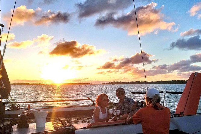 LUXURY PRIVATE Catamaran Bora Bora : The Sunset Escape - Setting sail for a private Bora Bora sunset
