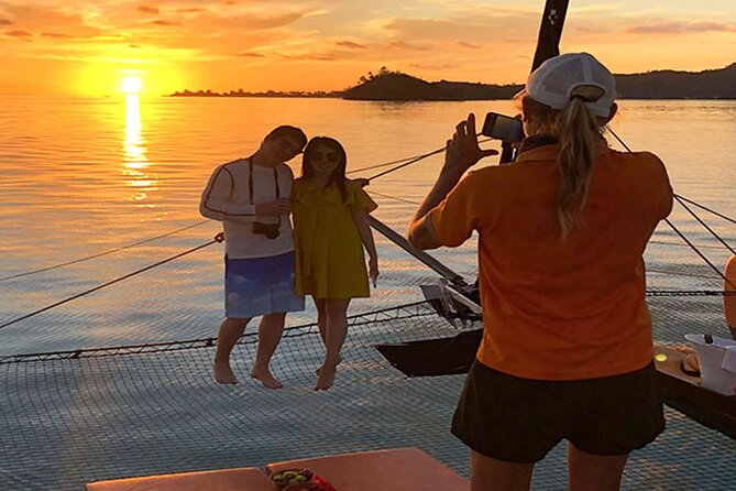 LUXURY PRIVATE Catamaran Bora Bora : The Sunset Escape - What the sunset portion feels like