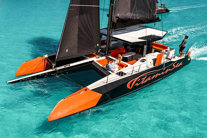 LUXURY PRIVATE Catamaran : Full-Day Sail & Polynesian Motu Lunch - Setting sail from Bora Bora at 9:00 a.m.
