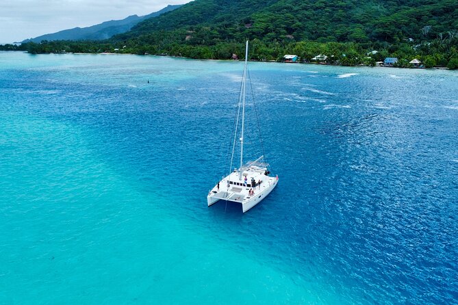 Luxury Private Moorea Cruise Tour - Leaving Vaiare Marina for the open water