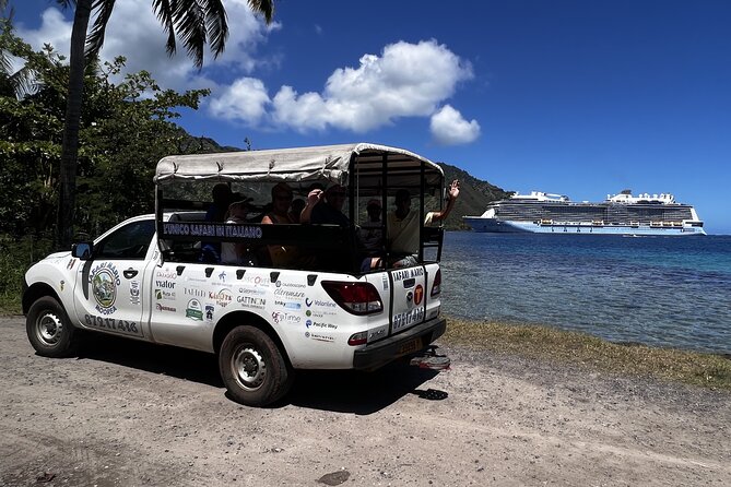Moorea Cruise Ships: 4x4, Belvedere, Pineapple, & Magic Mountain - Meeting your vehicle at the port