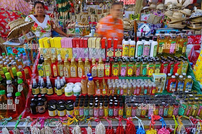 Papeete Market Place - Upstairs, souvenirs, pearls, and shopping time