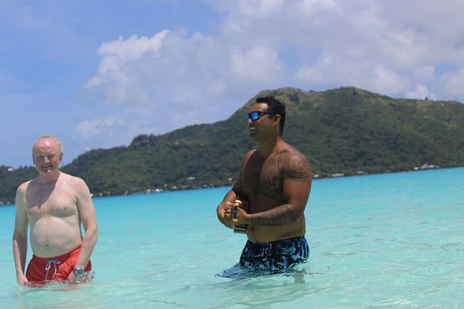 PRIVATE FULL DAY CULTURAL & LAGOON TOUR - Bora bora Cultural Lagoon Tour - Flower wreaths, shell bracelets, and Polynesian weaving