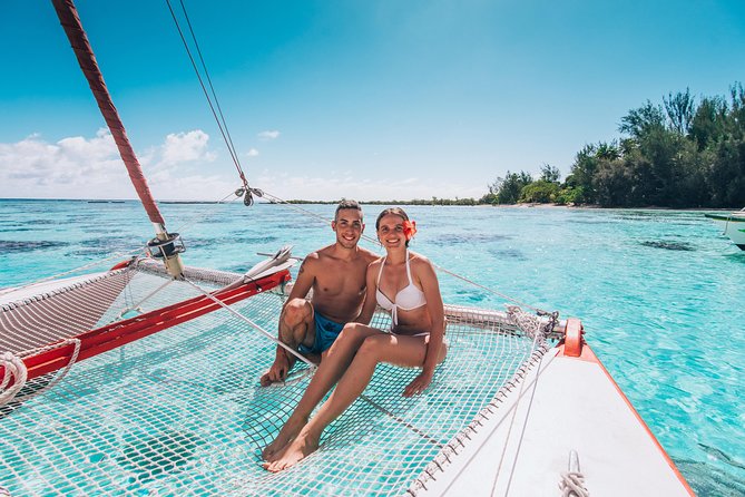 PRIVATE Half Day Tour : Moorea Snorkeling & Sailing on a Catamaran named Taboo - The Underwater Tiki Site and Moorea’s Sense of Place