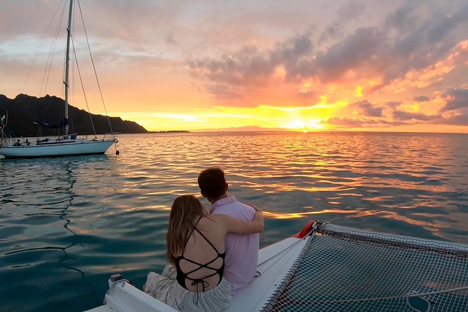 PRIVATE Sunset Cruise : Moorea Sailing on a Catamaran named Taboo - Why this private Moorea cruise feels different