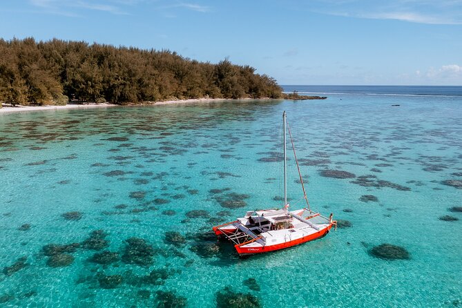 PRIVATE Sunset Tour: Moorea Snorkeling on a Catamaran named Taboo - Relaxing on Taboo between swims