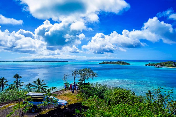 Private Tour: Bora Bora by 4WD - Starting the island circuit by open-sided 4WD
