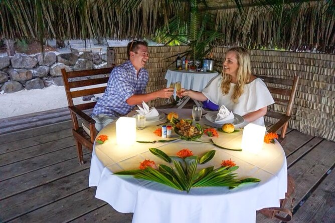 Romantic Private Sunset and Motu Dinner for Two - A 5:00 pm start sets the evening in motion