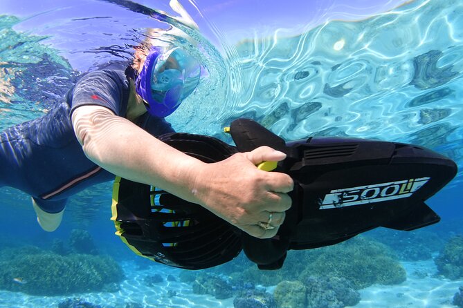 Sea Scooter Jet snorkeling "Moorea Reef Adventure" - Clear water, choppy days, and what conditions mean