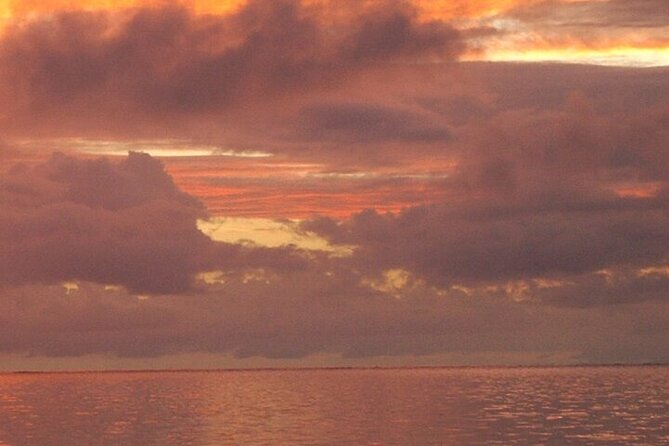 Sunset sailing trip on the Lagoon of Tahiti - Weather is part of the bargain