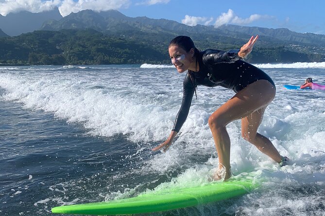 SURF TAHITI Bites & Waves – Surf experience with every bite - What happens during the 90-minute water session