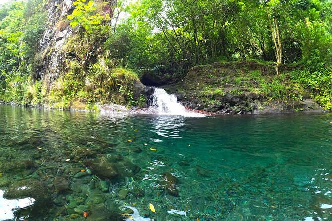 Tahiti excursion adventure circuit MTB MTB E-Bike private valley - The dams and the high view into the valley