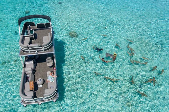 Toa Boat Bora Bora Private Lagoon tour On Ambassador Boat - The Ambassador Boat, built for swimming and lounging