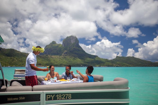 Toa Boat Bora Bora Private Lagoon tour with Lunch on Ambassador Boat - Lunch on the Boat, With Drinks Included