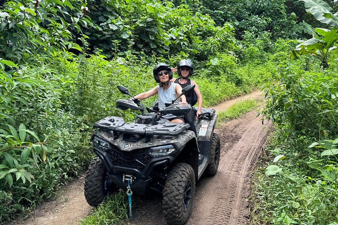 Trip to the heart of Tahaa Safari Mountains in Quad / ATV - One hour of belvederes and mountain roads