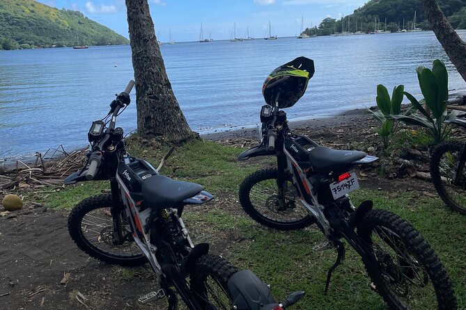 Unique excursion to Moorea on a 100% electric motorbike - The value of the $148.19 price