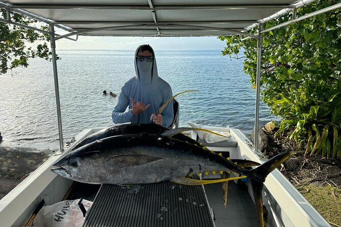 Wholesale Fishing in Poti Marara at Tahiti Teahupoo Peninsula - Key points about this Teahupoo fishing trip