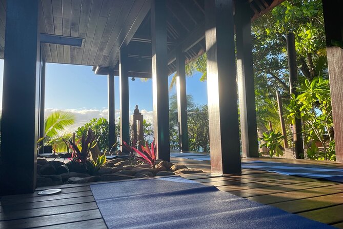 Yoga at sunrise at Sofitel Moorea, overlooking Tahiti - A quiet beginning beside Moorea’s lagoon