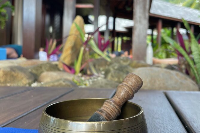 Yoga at sunrise at Sofitel Moorea, overlooking Tahiti - Who will enjoy this morning most?